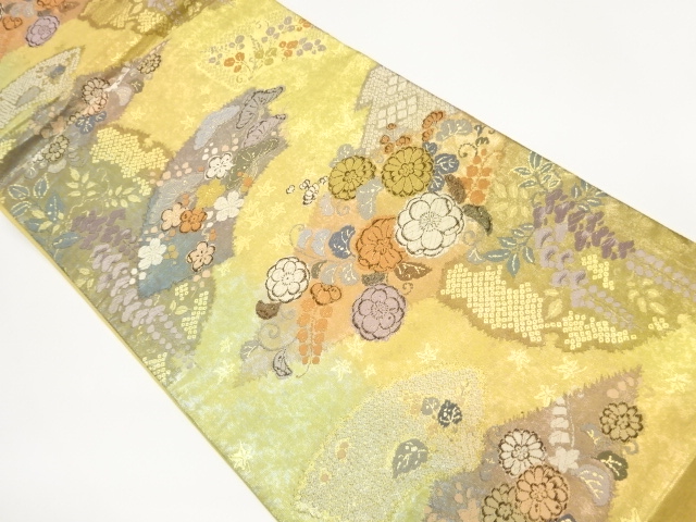 JAPANESE FUKURO OBI / WOVEN JIGAMI PATTERN